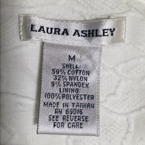 FINAL MARKDOWN Ladies' Laura Ashley Textured Zippered Jacket med - Picture 3 of 4